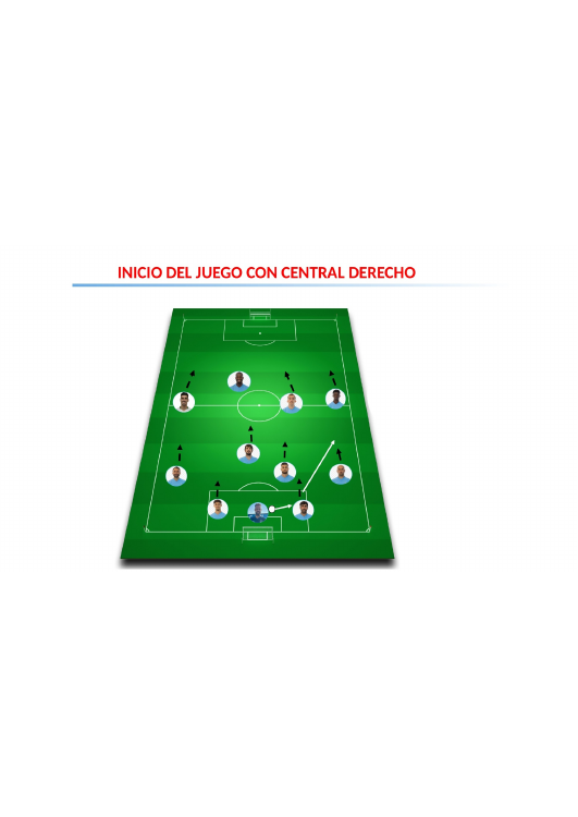 Página 21 del dossier: inicio del juego con central derecho